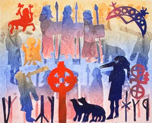 Szivárványnapok, 2000 (monoprint)